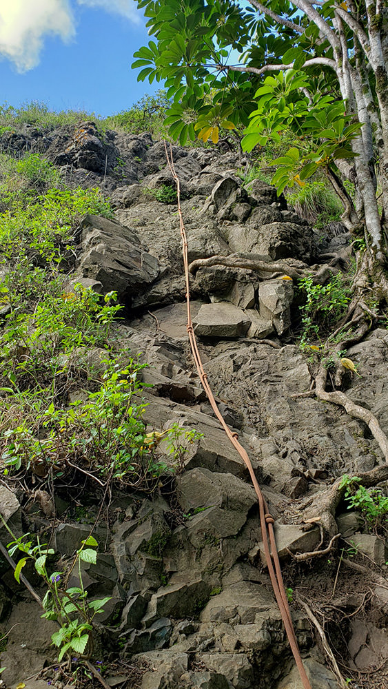 Olomana Hike Oahu Climb - Some people do stupid stuff along this hike