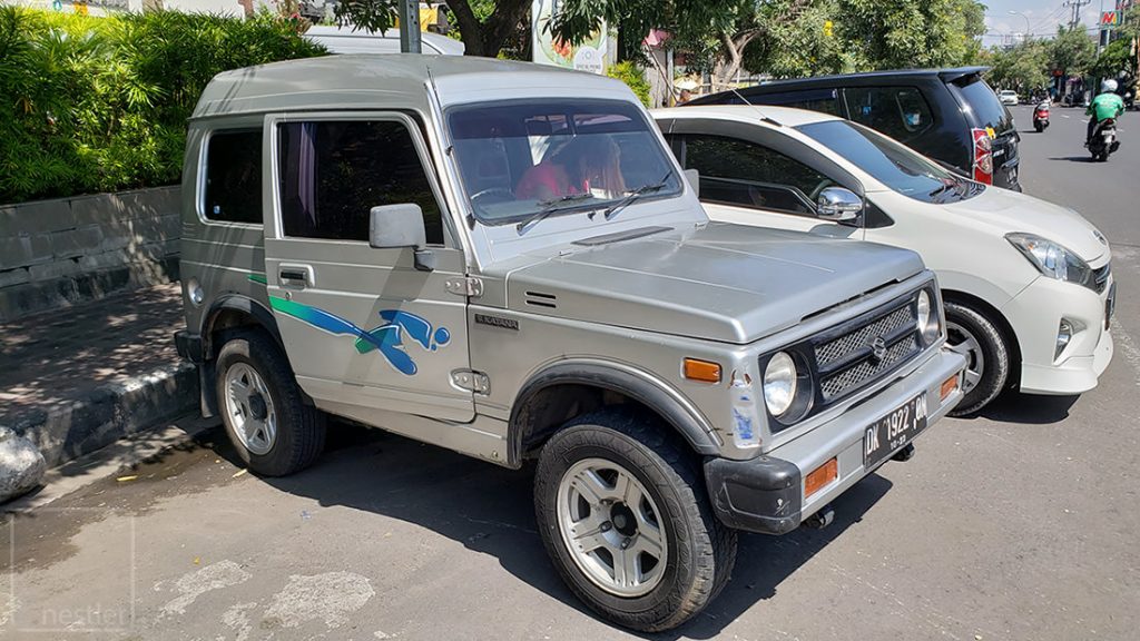 Bali on the cheap - Rental Car Suzuki Katana